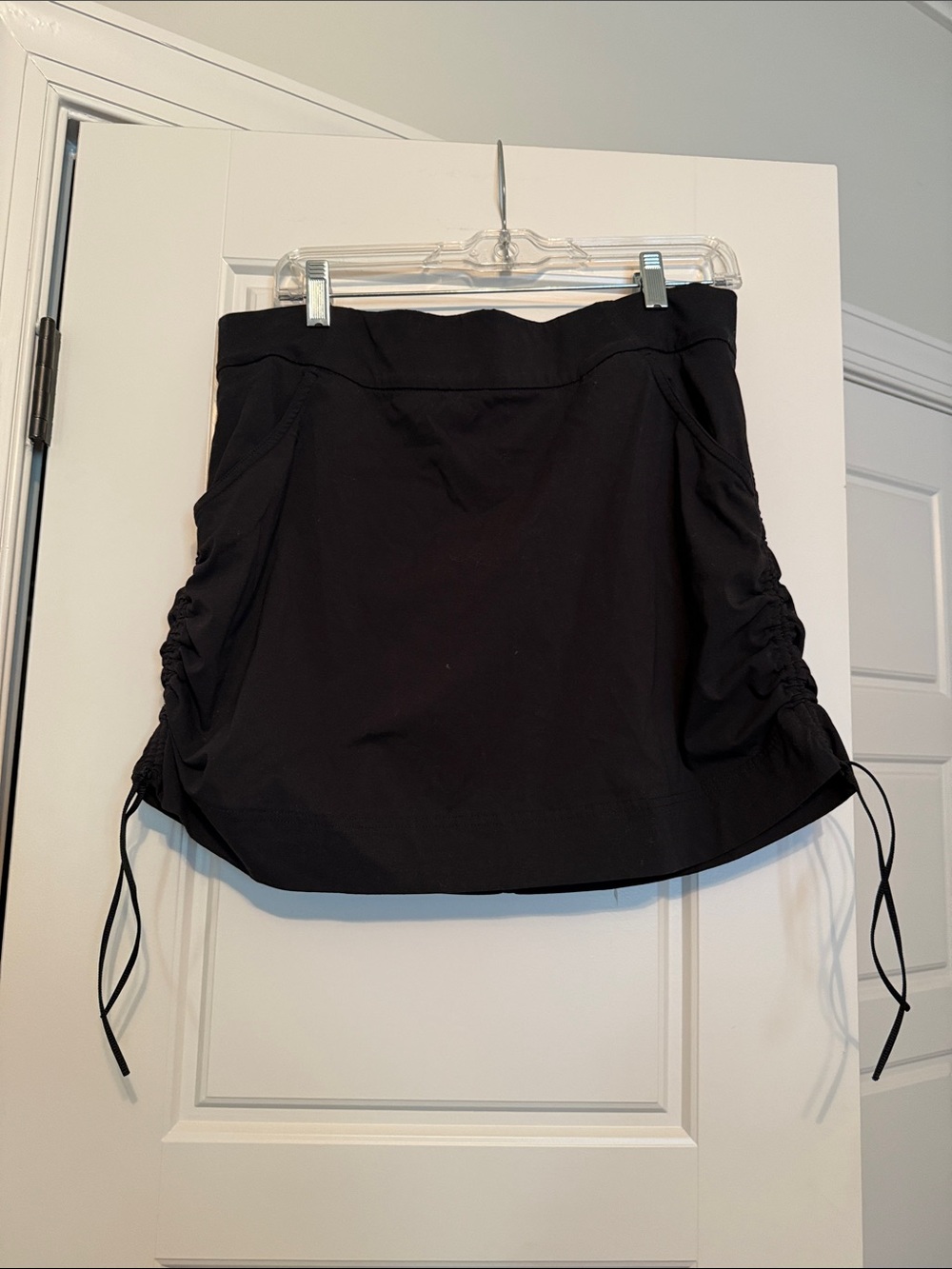 Columbia Black Mini Skort with Side Drawstrings